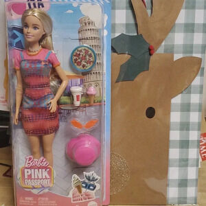 Barbie pink passport